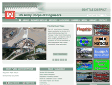 Tablet Screenshot of nws.usace.army.mil