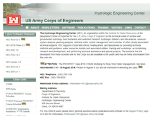 Tablet Screenshot of hec.usace.army.mil
