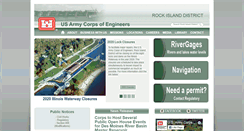 Desktop Screenshot of mvr.usace.army.mil