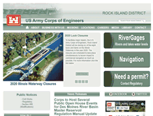 Tablet Screenshot of mvr.usace.army.mil