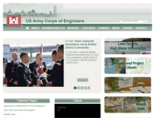 Tablet Screenshot of lrb.usace.army.mil