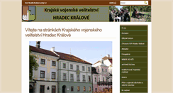 Desktop Screenshot of kvv-hradeckralove.army.cz