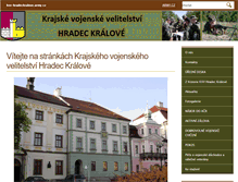 Tablet Screenshot of kvv-hradeckralove.army.cz