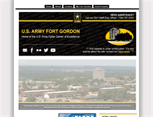 Tablet Screenshot of gordon.army.mil