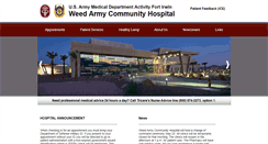 Desktop Screenshot of irwin.amedd.army.mil