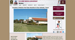 Desktop Screenshot of ameddmuseum.amedd.army.mil