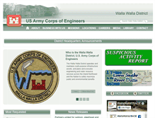Tablet Screenshot of nww.usace.army.mil