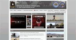 Desktop Screenshot of dugway.army.mil