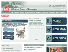 Tablet Screenshot of mvs.usace.army.mil