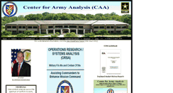 Desktop Screenshot of caa.army.mil