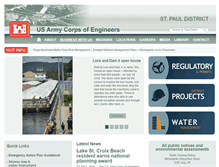 Tablet Screenshot of mvp.usace.army.mil