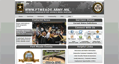 Desktop Screenshot of ftmeade.army.mil