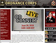 Tablet Screenshot of goordnance.army.mil