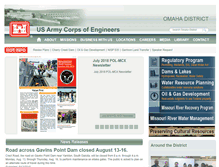 Tablet Screenshot of nwo.usace.army.mil