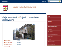 Tablet Screenshot of kvv-brno.army.cz