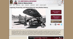 Desktop Screenshot of history.amedd.army.mil