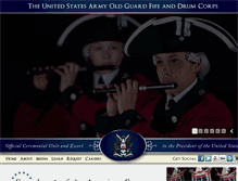 Tablet Screenshot of fifeanddrum.army.mil