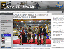 Tablet Screenshot of ccad.army.mil