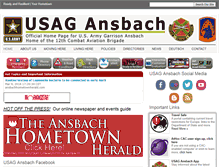 Tablet Screenshot of ansbach.army.mil