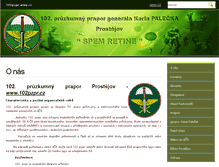 Tablet Screenshot of 102pzpr.army.cz