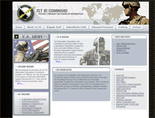 Tablet Screenshot of 1stiocmd.army.mil