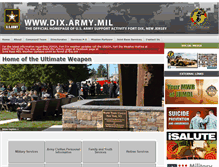 Tablet Screenshot of dix.army.mil