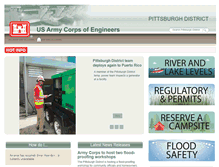 Tablet Screenshot of lrp.usace.army.mil