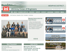 Tablet Screenshot of mvm.usace.army.mil