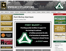 Tablet Screenshot of mccoy.army.mil